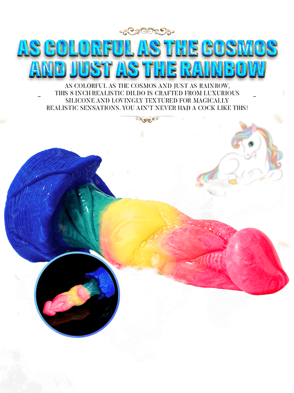 Huge Colorful Realistic Waterproof Dildo URANUS - Lusty Time