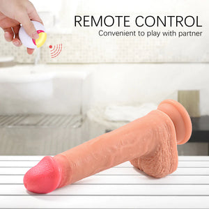 8 Vibration Modes Auto Huge Dildo 8.7 inch G-Spot Thrusting - Lusty Time