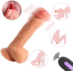 Remote Control Penis Dildo Vibrator - Lusty Time