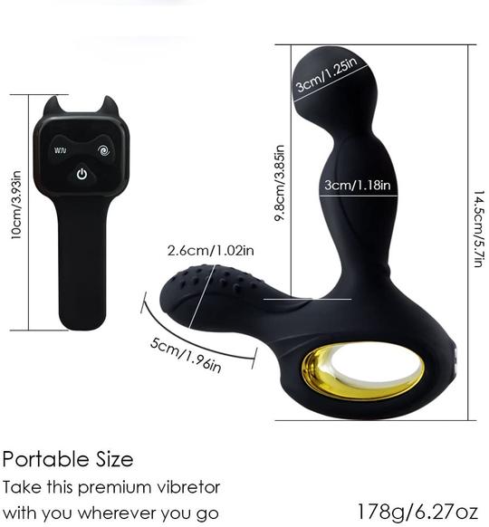 Wireless Heating Prostate Massager Anal Sex Toy - Lusty Time