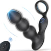 Torne 3 Progressive Beads Low Noise 10 Vibrating Prostate Massager Butt Plug with Cock Ring