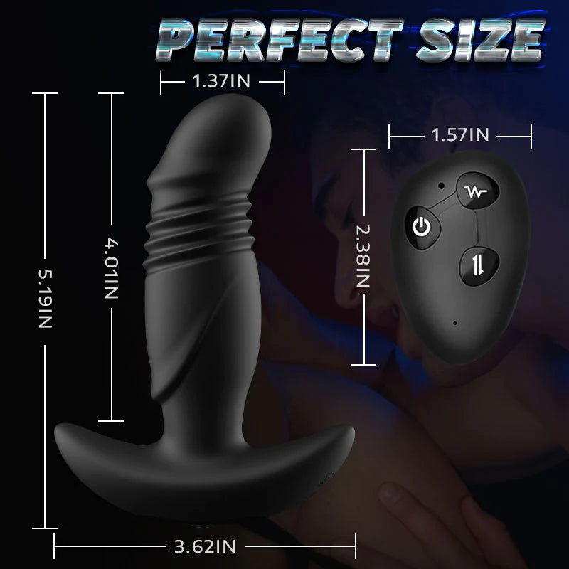 Demon Prostate Massager with APP-remote control 3 Thrusts & 9 Vibrations - Lusty Time