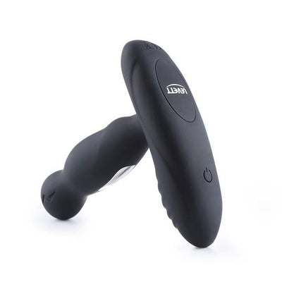LEVETT E-Stim 360° Rotation Vibrating Prostate Anal Plug with Remote Control - Lusty Time