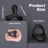 S-HANDE 1.14-Inch Silicone Penis Ring for Erection Enhancing - Lusty Time