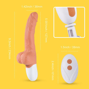Suction Cup Realistic Thrusting Vibrating Dildo