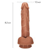8.3-Inch Remote Control 10-frequency Telescoping Heating Dildo