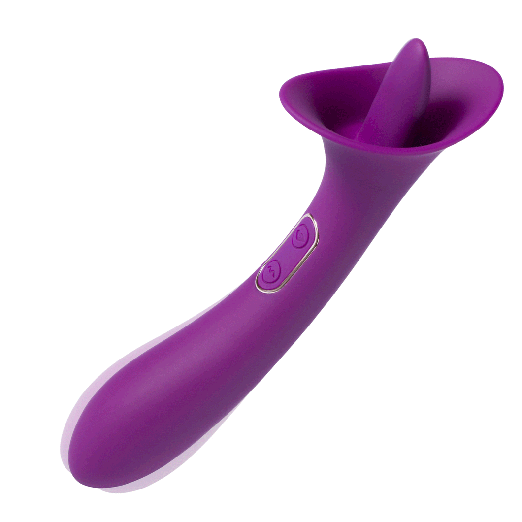 Kate - 3in1 Clitoral Sucking G Spot Vibrator & Clit Licking Tongue - Lusty Time