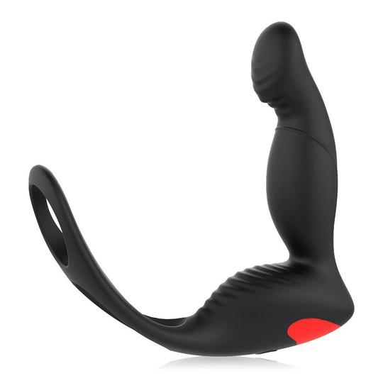 S-HANDE Remote Control Male Prostate Vibe Anal Plug With Penis Ring - Lusty Time