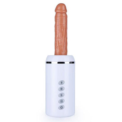 OMYSKY 11.4-Inch 6-Frequency 3-Speed Telescoping Voice Dildo - Lusty Time