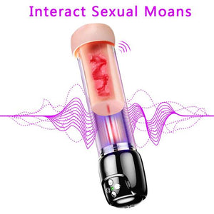 Automatic Penis Enlargement Vibrator & Male Mastubator - Lusty Time
