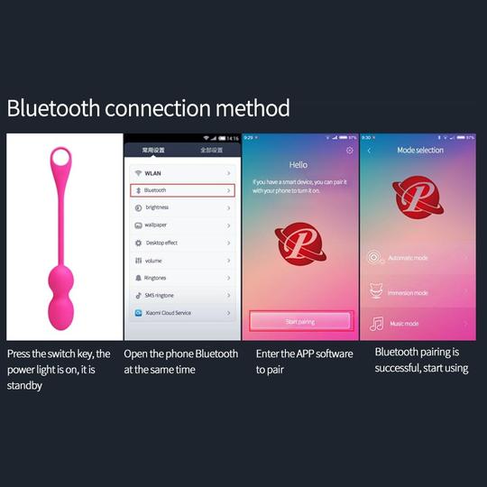 Bluetooth Control G Spot Vibrator Vaginal Ball - Lusty Time