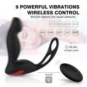 3 In 1 Remote Controlled Vibrating Prostate Massager - Lusty Time