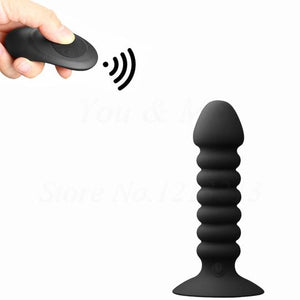 Remote Control Anal Buttplug Vibrator - Lusty Time