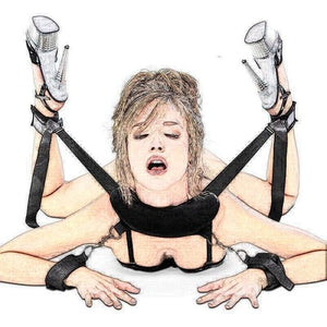 Double Couple Bdsms Bed Restraints Kit - Lusty Time