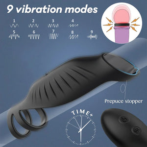 Wireless Vibrating Penis Ring Vibrator