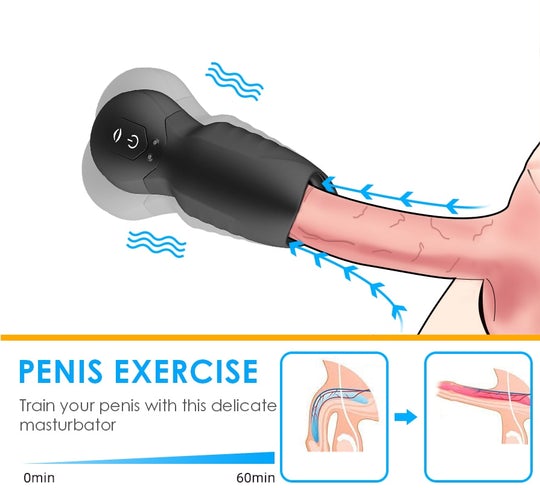 Automatic Male Masturbators Sucking Machine And Glans Trainer - Lusty Time