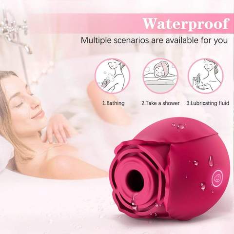 ROSE Vibrator Rose Toy Clit Sucker - Lusty Time