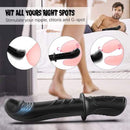 Vibrating Vaginal & Anal Dildo with Handle - Lusty Time